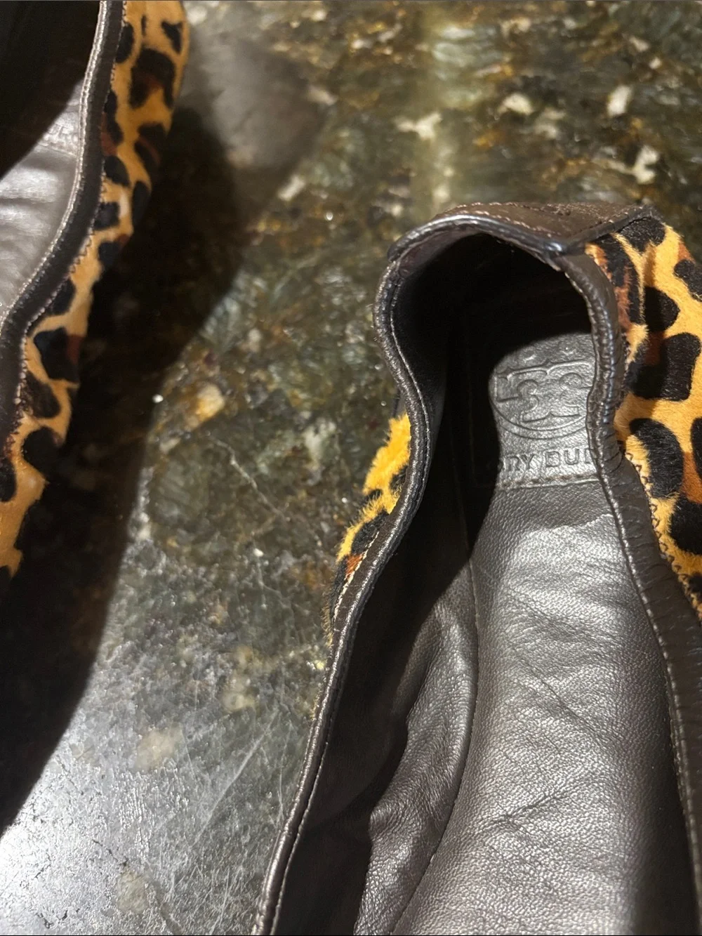 Tory Burch leather leopard ballet flats! 8